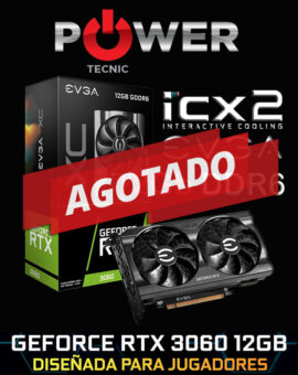 EVGA - RTX - 3060 - XC - GAMING - DUAL FAN " 12GB DDR6X " METAL BACKPLATE