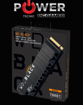 WD - BLACK- SN850 - 500Gb - 7000Mb/s - SSD - NVMe - M.2 - PCIe 4.0 - Con Disipador Térmico - PC y PlayStation 5.