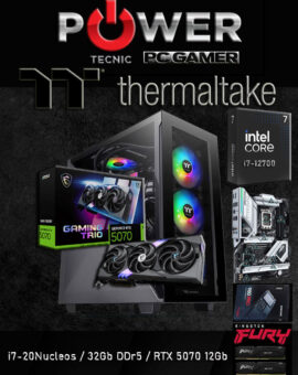 i7 - 20 NUCLEOS - MSI RTX - 5070 - GAMING TRIO  "12Gb DDR7" OC - 32Gb DDR5 KINGSTON FURY BEAST  "SSD M.2  SAMSUNG 980 PRO" 512Gb a 7000Mbps