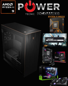 PC – AMD – NUEVO RYZEN 9 – 9900X – 24 NUCLEOS – 5.6Ghz – MOTHER – ASUS ROG – STRIX – iA – B850-E – GAMING – WiFi 7 – VIDEO 5070 – MSI GAMING TRIO – DDR7