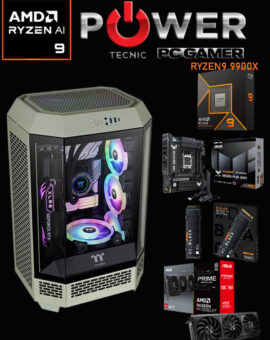 PC - AMD - NUEVO RYZEN 9 - 9900X - 24 NUCLEOS - 5.6Ghz - MOTHER – ASUS TUF GAMING – WiFi 7 – VIDEO - ASUS - RADEON - RX 9060 XT - OC - 16Gb