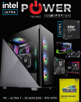PC – NUEVO - ULTRA 7 265K – 5.5Ghz – 20 NUCLEOS – MOTHER – ASUS ROG STRIX – B860-F – iA – GAMING – WiFi 7 – PCIe 5.0 – VIDEO RTX 5070 – MSI GAMING TRIO – DDR7