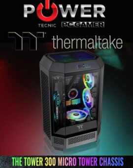 GABINETE - THERMALTAKE - TOWER 300 - VERTICAL - NEGRO