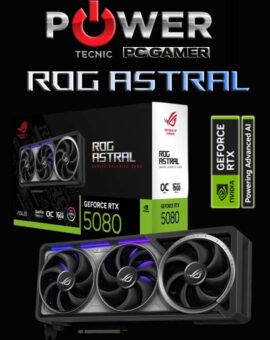 TARJETA DE VIDEO - ASUS - GEFORCE - RTX - 5080 - ROG ASTRAL - iA - 16Gb DDR7 - OC - GAMING - ARGB "IMPERDIBLE"