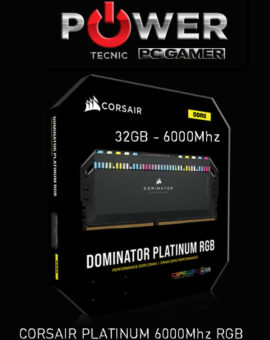 MEMORIAS RAM – CORSAIR DOMINATOR PLATINUM – RGB – 32Gb » 2x16GB » 6000MHz C40 DDR5