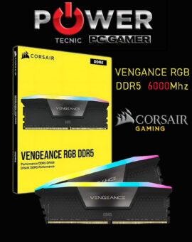 CORSAIR - VENGANCE - RGB – DDR5 6000 MHz – 32Gb (2 x 16GB) GAMING "INTEL o AMD"