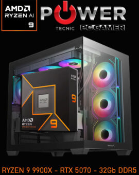 PC – AMD – NUEVO RYZEN 9 – 9900X – 24 NUCLEOS – 5.6Ghz – MOTHER – ASUS ROG – STRIX – iA – B850-E – GAMING – WiFi 7 – VIDEO 5070 – MSI GAMING TRIO – DDR7