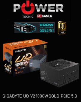 GIGABYTE - FUENTE - 1000W - GP- UD1000GM GOLD "PG5 NUEVO CONECTOR"