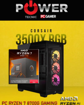 PC - GAMING - RYZEN - 7 8700G - 16 NUCLEOS - 4.2 / 5.1Ghz Turbo - KINGSTON FURY DDR5 - 5600Mhz RGB - SSD M.2 500Gb - 5000Mhz