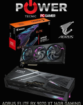 GIGABYTE - AORUS - RADEON - RX 9070 XT - 16Gb - ELITE - OC - GAMING - iA
