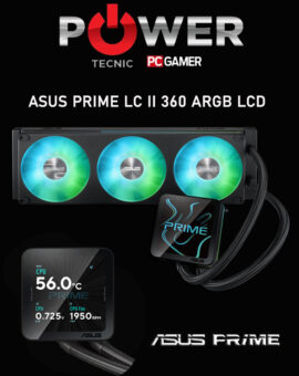ASUS - WATER COOLER - PRIME - LC II - 360 - ARGB - CON PANTALLA - LCD IPS