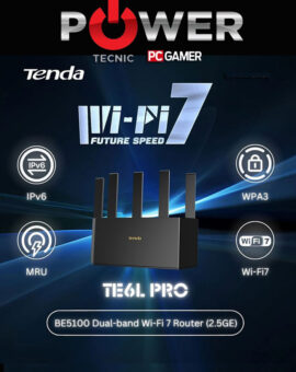 ROUTER - Wi-Fi 7 - TENDA - MODELO - TE6L  Pro  " DUAL BANDA " GAMING